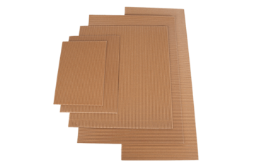 Selbstklebende Wellpappen in verschiedenen Größen zum Schutz des Fahrradrahmens beim Transport.