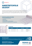 Gelochte Stretchfolie Gelochte Handstretchfolie von PRODINGER für Obst, Gemüse & Pflanzen. Optimale Luftzirkulation verhindert Kondensat & Schimmel. 100% recycelbar. Voller Schutz trotz Lochung.