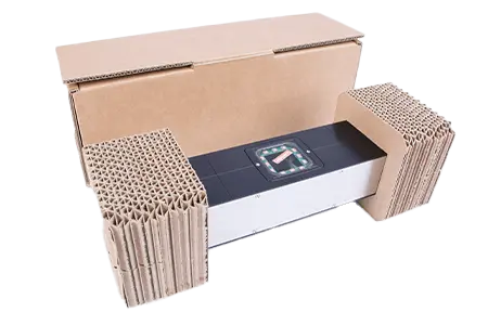 Freigestelltes Bild einer Verpackung für 3D-Spezialkameras