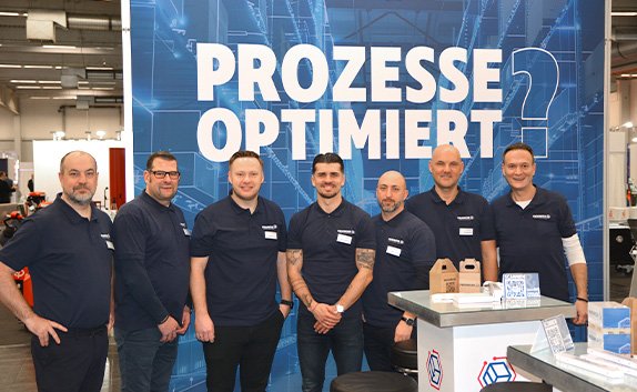Das Messeteam von PRODINGER auf der EMPACK 2026 in Dortmund