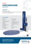 Robopak Rotoplat 708 PVS Stretchmaschine Rotoplat 708 PVS für stabile Palettensicherung: Touchdisplay, bis 2000 kg Tragkraft, 12 Programme, effiziente Folienvordehnung bis 400 %.