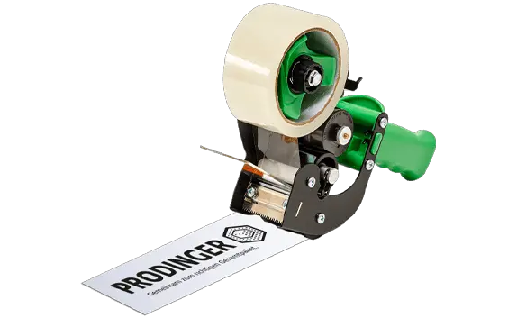 Freigestelltes Bild des ProPrint Klebeband-Abroller von PRODINGER Verpackung.