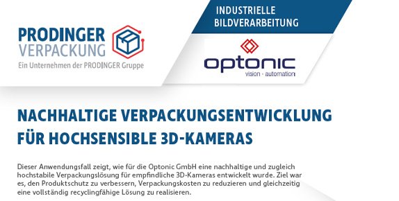 PDF-Vorschau der Erfolgsgeschichte zur Materialeinsparung durch nachhaltige Verpackungsentwicklung.