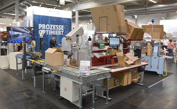 Messestand von PRODINGER auf der EMPACK 2026 in Dortmund