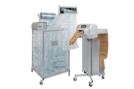 Verpackungstechnik für Füll- und Polstermaterial