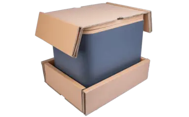 Verpackungslösung für eine Camping-Trenntoilette