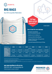 Big Bags Nachhaltige Big Bags aus 30 % recyceltem PP-Gewebe, hohe Tragfähigkeit bis 1500 kg, Sicherheitsfaktor 5:1, individuell bedruckbar, vielseitig und umweltfreundlich.
