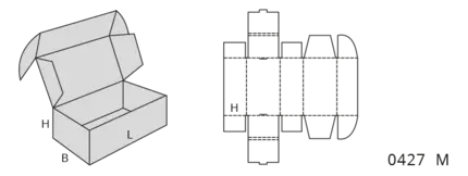 FEFCO Typ 04 Falthüllen und Trays 0427 M