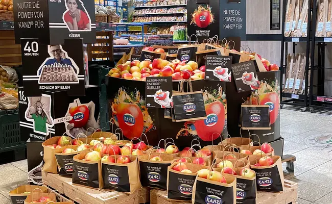 Ansicht der KANZI®-Aktion im Markt vergrößern Ansicht der Aktion im Markt