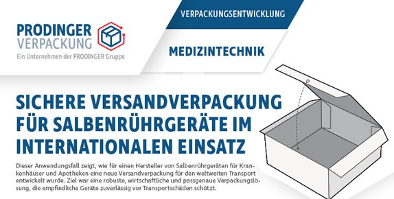 PDF-Vorschau der Erfolgsgeschichte zur Materialeinsparung durch eine sichere Versandverpackung im internationalen Einsatz