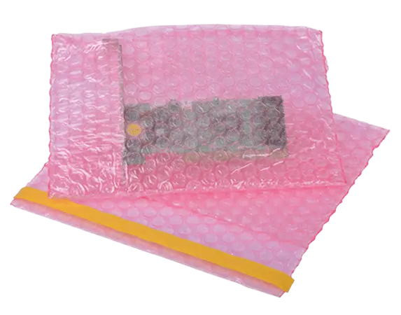 LDPE Luftpolster-Klappenbeutel mit Selbstklebeverschluss