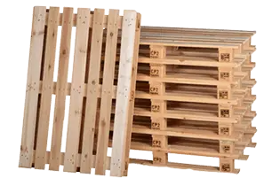Freigestelltes Bild von Holzpaletten