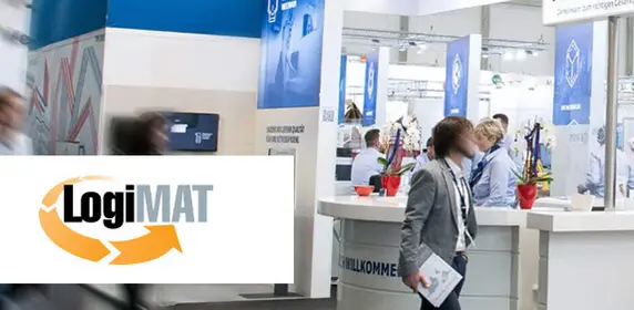Banner von PRODINGER Verpackung auf der LogiMAT 2026 in Stuttgart