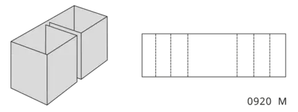 FEFCO Typ 09 Inneneinrichtung 0920 M