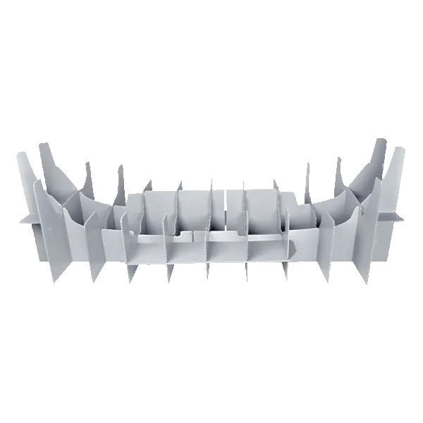 Kunststoff-Verpackung bzw. Kunststofftrays für den Ein- und Mehrwegeinsatz.
