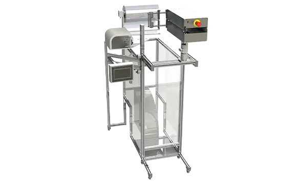 Rollenbahn mit Ergofeed & Silo