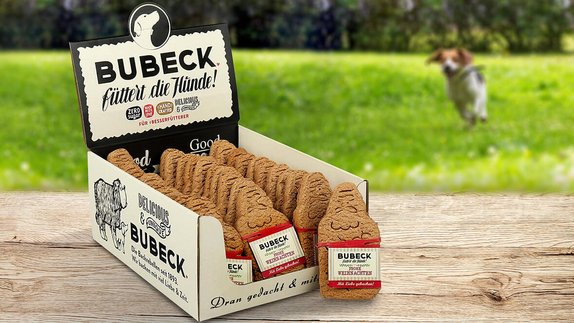 Hundekekse mit Elasititag-Banderole