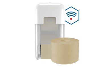 Tork Optiserve® - hül­sen­lo­ses Toi­let­ten­pa­piersystem