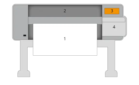 Illustration von Digitaldruck