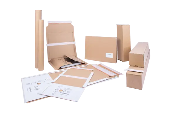 Verpackungen für Bücher, Versandrohre