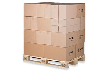 Palettenoptimierte Kartonagen