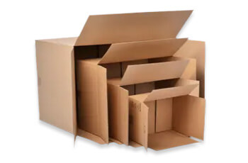 Wellpappe-Falltkartons